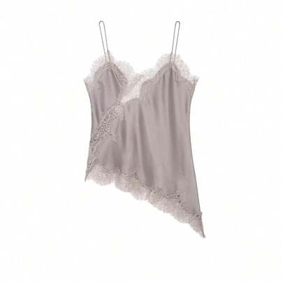 Seelio New Arrival Women's Fashion Lace Decor Sexy Lingerie Style Top Summer