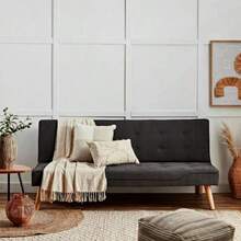 Sofá Cama Gris Oscuro Taipei - Negro - Ver 8