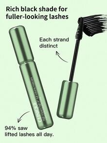 1 Stück 10ml Clinique High Impact Mascara, intensive schwarze Formel mit mehrdimensionalem Bürstchen zum Verlängern, Volumisieren und Definieren der Wimpern, verschmier- und abriebfest, geeignet für Pendeln, Dates und Partys - Hochsensorische voluminöse Mascara (intensives Schwarz) 10 ml - Übersicht 2