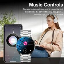 Smart Watch, Wireless Calling /Dial, Multi -Sport Mode, Calling Reminder And Rejection,Information Reminder,SMS Reminder,For IPhone/Andriod - 彩色 - 查看 5