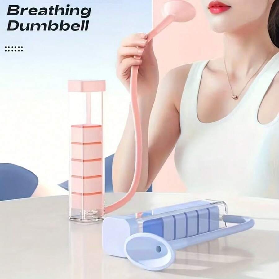 1 quả tạ tập thở tiện dụng - Dụng cụ tập cơ bụng, bài tập thở sâu, tăng dung tích phổi, cải thiện sức bền, sức mạnh bùng nổ, làm săn chắc cơ cằm và cơ mặt. - Nhiều màu - Xem 1