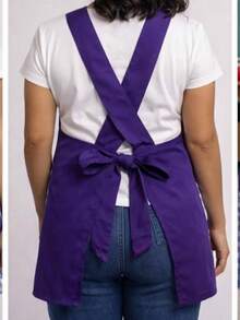 JUMPER ESCOLAR PARA MAESTRAS CON DISEÑO INFANTIL ESTILO DIDACTICO MORADO - Violeta - Ver 3