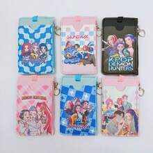 1个学生证卡套，带挂绳，女巫主题设计，适用于学校、幼儿园、学生证、公交卡、门禁卡等。 - 彩色 - 查看 4