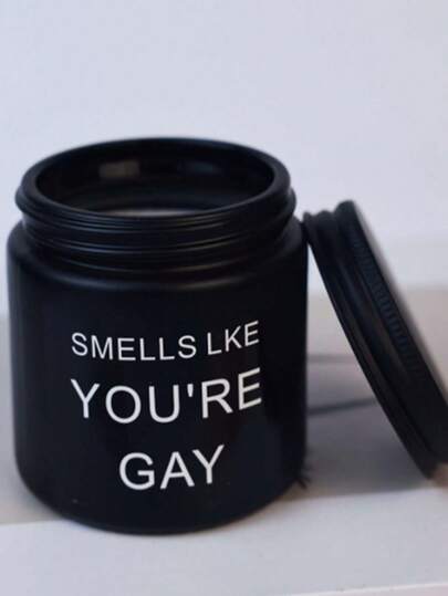 1pc Jar Candle,Valentines Gift ,Gifts Ideas For Gay Men, Funny Gifts For Boyfriend Brother Husband, Funny Cute Unique Essential Anniversary Birthday ,Home Decoration.Candlesornaments, Decorations,Candles.