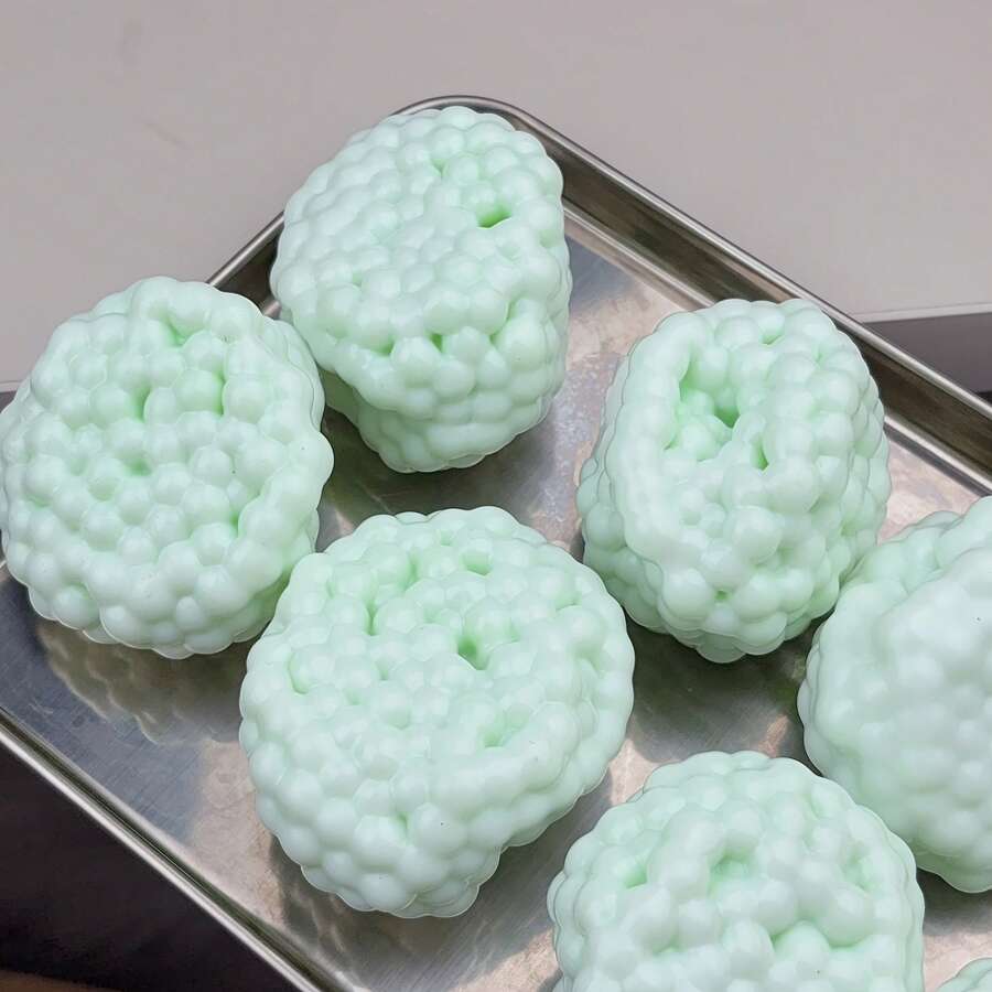 1PC Ice Skin Sand Bead Stress Ball, Magic Fidget Toy Shareable Gift For Kids Adults 2PVM - 1PC綠色冰皮手作球 - 查看 1