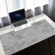 1 大号游戏键盘垫、鼠标垫、笔记本电脑键盘垫、学习桌垫 - 简约灰白图案，可水洗 - 精密缝边，防滑橡胶底座，多种尺寸可选（小号、加大号、特大号） - 适用于家庭、办公室、工作场所、游戏室、学生宿舍、返校用品、送给男女朋友的节日礼物、桌面配件、办公用品、桌垫、鼠标垫、热门鼠标垫、游戏鼠标垫。办公桌配件、办公桌装饰 - B - 查看 6