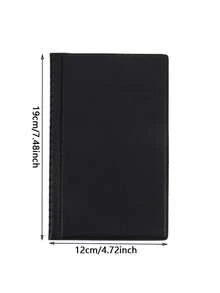 60-150个口袋大容量名片册卡套便携式卡片整理器卡片收纳文件夹办公用品 - 彩色 - 查看 2