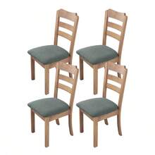 1/2/4/6pcs Plaid Pattern Stretch Dining Chair Covers, Removable & Washable Chair Slipcovers For Dining Room, Kitchen - Multicolor - View 20