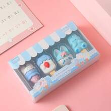 4 cục tẩy hình hoạt hình món tráng miệng, thiết kế kem sống động như thật, đồ dùng học tập để viết và vẽ, quà tặng. - Nhiều màu - Xem 7