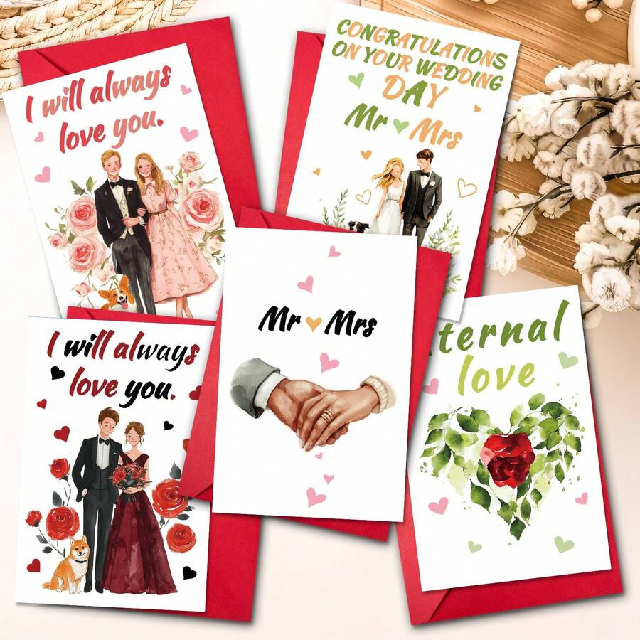 Valentine's Day Gift Cards, Anniversary Cards, Funny Valentine's Day Cards, Magical Wives, Valentine's Day Gift Box Cards, Birthday Cards, Birthdays, Cards, Birthday Gifts, Gift Cards, Souvenirs - Multicolor - View 1