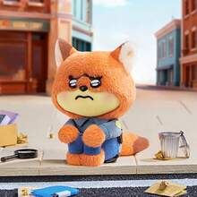Móc khóa hình thú nhồi bông dễ thương Miniso Zootopia Hugging Knees trong hộp bí ẩn. - Nhiều màu - Xem 4
