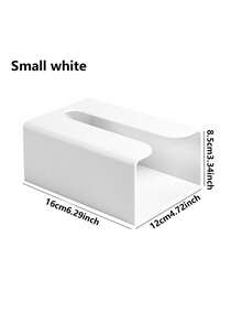 1pc Bathroom Tissue Box, Wall-Mounted Waterproof Toilet Paper Holder, Home Restroom Tissue Storage Box - Multicolor - View 12