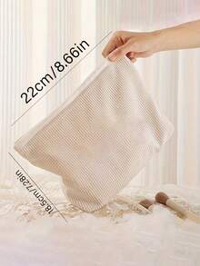 Personalized Corduroy Cosmetic Bag, Customized Letter Zipper Storage Pouch, Bridesmaid Makeup Bag, Multi-Color Makeup Bag, Travel Cosmetic Bag, Toiletry Bag, Gift, Gift For Her, Bridesmaid Gift, Birthday, Valentine's Day Gift - Multicolor - View 9