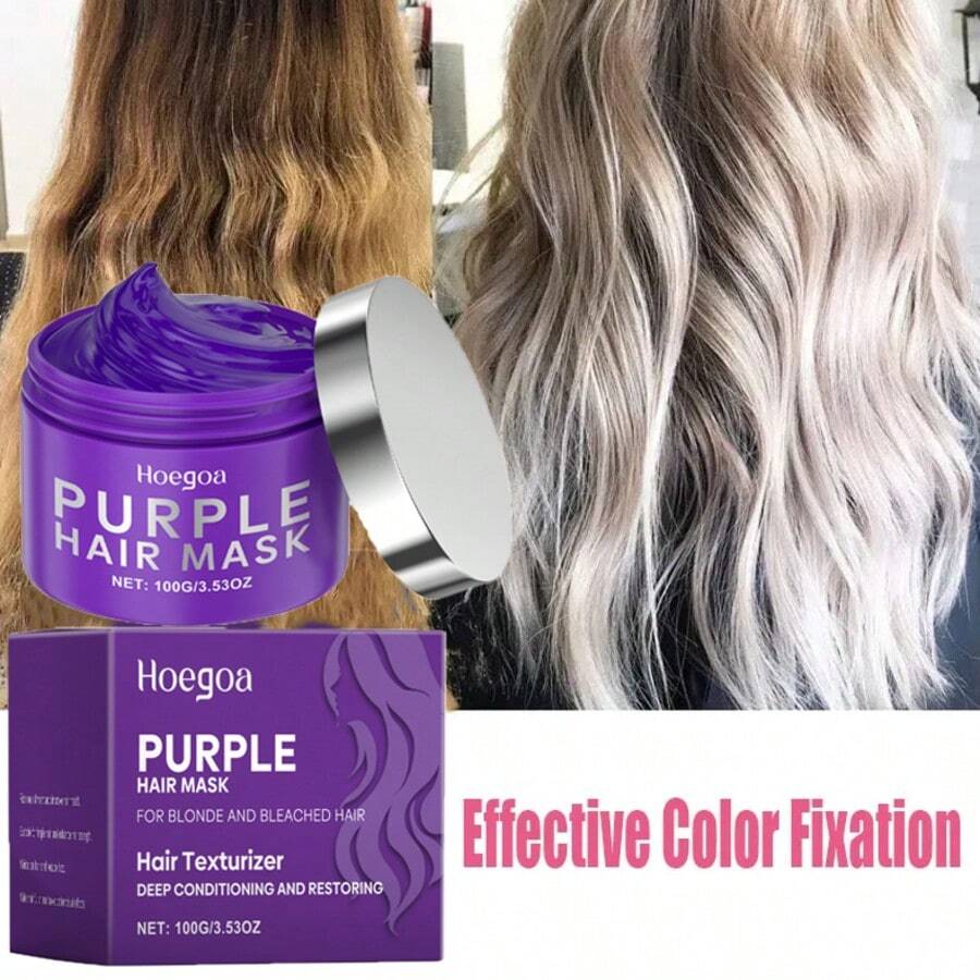 100g,Keratin Hair Mask, Deeply Moisturizes And Nourishes Hair, Repairs Dry And Frizzy Hair, Makes Hair Smooth And Shiny, And Provides Volumizing Care. It Is A Daily Hair Care Mask For Easy Styling - 角蛋白 - 查看 1