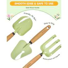 Seedypop Gardening Tool Set Toys - 8 Pieces Quality Garden Kit For Toddlers With Shovels Rake Watering Can Hat Apron Gloves Storage Bag GreenChildren's Growth Games, Fun And Joyful, Essential For Childhood - Green - View 4