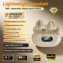 NEW SENYANG Forest Yang 新款真无线夹式运动耳机，支持音乐、待机、视频播放，佩戴舒适，支持杜比低音立体声和高清通话，兼容安卓系统和苹果手机，也适用于游戏、情侣商务等多种场合。