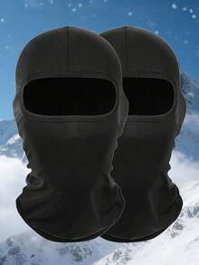 1pc/Set Unisex Solid Color Balaclava Ski Mask, Breathable Quick-Dry Sun Protection Face & Neck Cover, Suitable For Summer Outdoor Activities - Multicolor - View 6