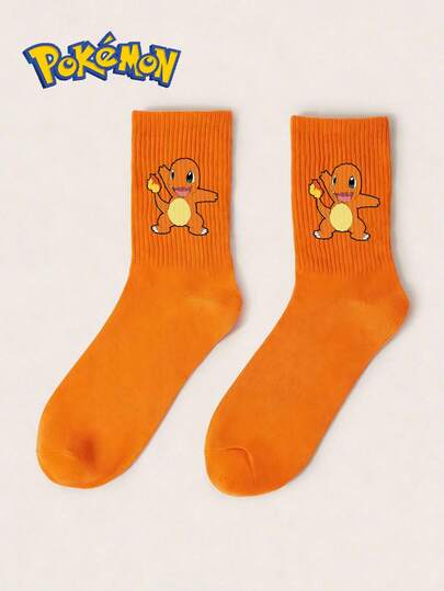 pokemon 1/3/5 pares de calcetines de media caña suaves y transpirables con diseños de Pokémon, con talón y puntera reforzados, duraderos, unisex para todas las estaciones