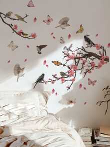 1张壁纸 - [篮球、挖掘机、花卉、树枝、鸟类] 家居办公室装饰 自粘壁纸 可移除墙贴 适用于客厅墙面装饰、浴室窗户、卫生间墙贴 – 餐厅厨房墙面装饰 卧室装饰 - pvc自黏 - 查看 10