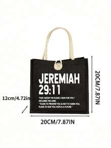 Petit sac à main pour femme avec lettrage Jeremiah. Sac à bandoulière élégant, organisateur de cosmétiques, sac de toilette léger et pliable, sac de courses multifonctionnel, parfait pour ranger les fournitures de bureau, les essentiels de voyage et les articles du quotidien. Convient pour les vacances, les trajets, les courses, les fêtes. Cadeau d'anniversaire, cadeau de Ramadan, accessoire de mariage, cadeau de Pâques, cadeau pour demoiselle d'honneur - Multicolore - Voir 11