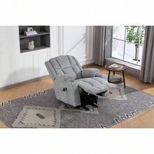 Recliner Parts - Light Gray + Velvet - View 5