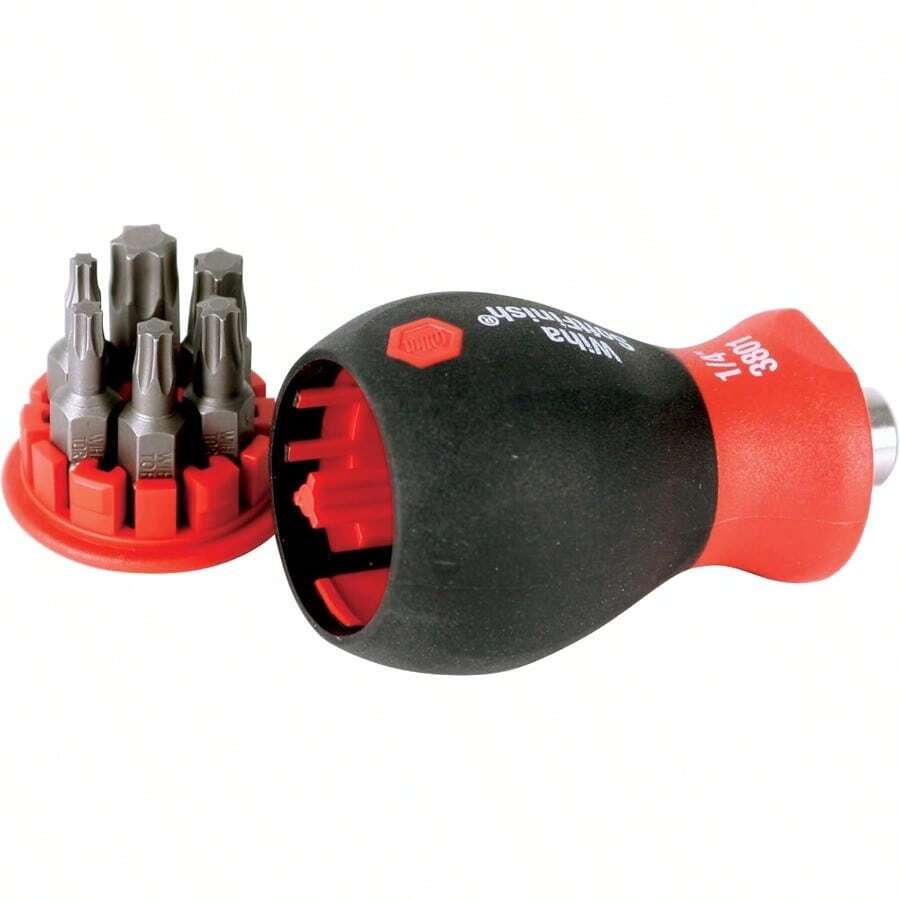 Wiha 38045 Destornillador con puntas de insercion seis en uno Torx - Multi - Ver 1