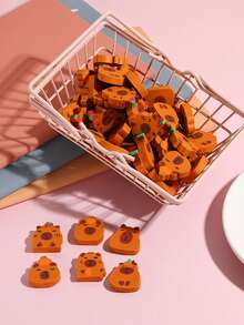 30pcs Mini Animal Erasers, Puffer Fish Erasers - Various Cute Cartoon Animals And Unique Designs, Suitable For School Classroom, Office Supplies, School Prizes, Back To School, School Essentials, Stationery, Art Supplies - Multicolor - View 4