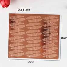 5pcs Invisible Double Eyelid Lift Tapes - Strong Self-Adhesive Eye Lifting Stickers, Hypoallergenic, Alcohol-Free, Non-Irritating, Comes With Applicator Tool & Cleaning Spray, Long-Lasting Effect - Essential For Daily & Occasion Makeup, Beauty Enhancement, Seamless Design - Gold - View 3