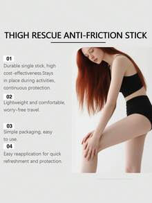 1 Box 30g Body Anti-Chafe Care Stick. Inner Thigh Anti-Chafe Cream, Apply To Inner Thighs During Exercise, Provides Gentle Moisturizing Care, Keeps Skin Smooth And Comfortable. Suitable For Daily Use, Convenient To Carry During Outdoor Activities. - Body Anti-friction Care Stick - View 8