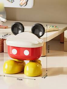Disney 1 hộp đựng đồ có thể tháo rời, hộp đựng tăm bông kèm giá đỡ điện thoại, hộp đựng đồ dùng văn phòng, đồ trang trí nhà cửa hình hoạt hình tích hợp giá đỡ điện thoại/máy tính bảng, tiện lợi khi xem phim, làm việc, gọi video, món quà tuyệt vời cho người hâm mộ. - Nhiều màu - Xem 9
