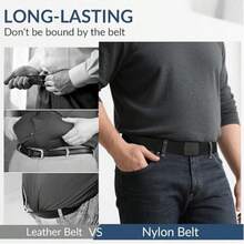 Nylon Canvas Breathable Military Tactical Belt For Men, With Plastic Buckle - Multicolor - View 4