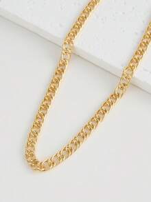 2pcs Gold-Tone Exaggerated Double-Layer Insect Pendant Necklace, Luxury Jewelry - Yellow Gold - View 4