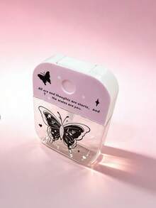 1pc 30ML Travel Refillable Spray Bottle, Butterfly & Kitten Print Mist Sprayer, Portable Carry-On Spray Dispenser - Multicolor - View 11