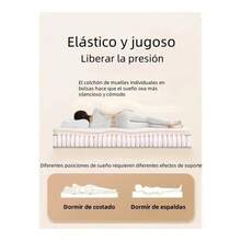 King Size Hybrid Mattress In A Box, Medium Firmness With Viscoelastic Foam And Pocket Springs, Pressure Relief, Cool And Comfortable Sleep, Reinforced Edge Support - Black - View 10