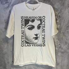 Cocteau Twins Vintage Inspired Tee Shirt - 米色 - 查看 3