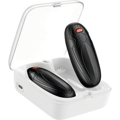 Rechargeable Hand Warmer 2 Packs - Battery 10000mAh Electric AI Hand Warmer With Charging Case, Magnetic 2-In-1 Pocket Heater, Perfect Gift For Women/Men/Golf/Hunting/Travel/Camping Accessories, Camping Equipment, Camping Essentials