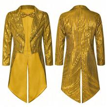 Men Cosplay Clothing - Yellow - View 4