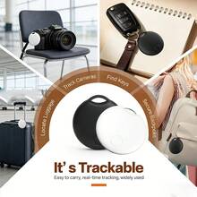 RSH 双系统设备智能迷你追踪器，支持iOS和安卓系统，短距离实时定位，物品查找器，高分贝防丢提醒设备，CR2032可更换电池，无需网络，无需安装APP，永久免费 - 彩色 - 查看 6