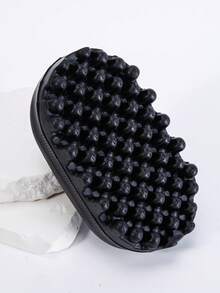 WANMEI 2pcs Black Twist Styling Comb Set, Includes Curly Hair Sponge Brush And Dreadlock Cleaning Brush, Professional African Men Curly Hair Styling And Scalp Cleansing Tool, Suitable For Black, Curly And Short Natural Wavy Hair - Black - View 12