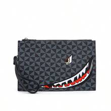 Washing Toiletry Bag Men's Handbag For Sports Business And Travel Storage Bag, Men Allover Graphic Clutch Bag Envelope Bag Underarm Bag Square Bag, Gift For Father Holiday Essentials Fall Stuff Anti-Theft Portable Lightweight Gift For Men Hand Bag Office Supplies Men Gift Gift For Husband Dad Gift Valentines Gift, Valentine Day, Easter - Multicolor - View 12