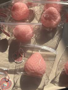 1pc Jelly Cat Squishy Toys Soft Q Elasticity Is Not Sticky Sensory Fidget Squishy Taba Squish Oil-Shine Large Strawberry Squishy Toy, Silicone-Like Texture High-Quality Hand-Made Stress Relief Foodstuff Toy, DIY New Style Transparent Pink Strawberry Cream Topping - 多色的 - 查看 6