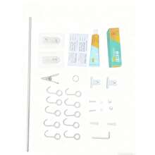 8mm Solid Stainless Steel Kitchen Hook: Drill/Drill-Free Dual-Use, 12cm Adhesive Rack For Tableware, Pot Lids & Towels - Silver - View 3