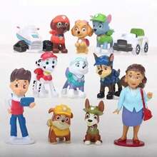 Paw Patrol 一套“汪汪队立大功”全系列玩具人偶，包含12个可收藏人偶，是理想的生日礼物 - 彩色 - 查看 8