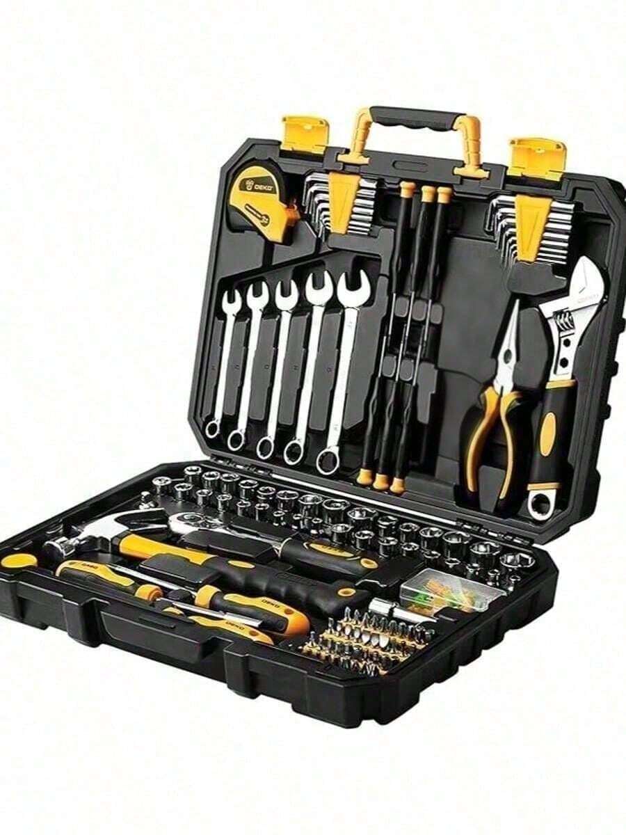 Hardware Tool Set, Combination Tool Kit, Household Manual Woodworking Tools, Electric Tools, Repair Gift Wholesale - Multicolor - View 1