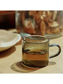 Bộ 4 cốc thủy tinh chịu nhiệt có tay cầm - Hoàn hảo cho cà phê, trà và đồ uống nóng - Lý tưởng cho gia đình, tiệc tùng, nhà hàng, Giáng sinh và Năm mới - Chỉ rửa bằng tay, làm bằng thủy tinh. - Nhiều màu - Xem 3