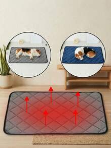 PETSIN Thảm sưởi ấm cho thú cưng, đệm ấm cho chó và mèo vào mùa đông, tấm cách nhiệt cho giường thú cưng trong nhà và ngoài trời - Nhiều màu - Xem 1