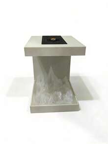 SLNU★Nouvelle lampe d'ambiance RGB 7 couleurs tactile 3-en-1, petite veilleuse pour bureau d'ordinateur, table de chevet, chambre, basse tension 3,7 V, alimentée par chargeur USB d'ordinateur/téléphone, design minimaliste de pic de montagne, lampe de style bohème cosy pour meuble de chevet, dortoir, chambre d'enfant, salon, décoration de fête, lampe de bureau bienveillante pour la chambre à coucher - Multicolore - Voir 13