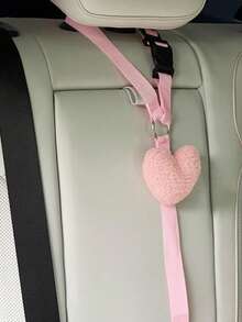 1pc Cute Pet Car Safety Belt Harness Leash, Creative Heart-Shaped Dog/Cat Vehicle Safety Tether Strap,Dog Accessories - Multicolor - View 15