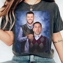 T J Watt Aaron Rodgers Pittsburgh Football Step Brothers Shirt, Aaron Rodgers Steelers Football Shir - Black - View 1