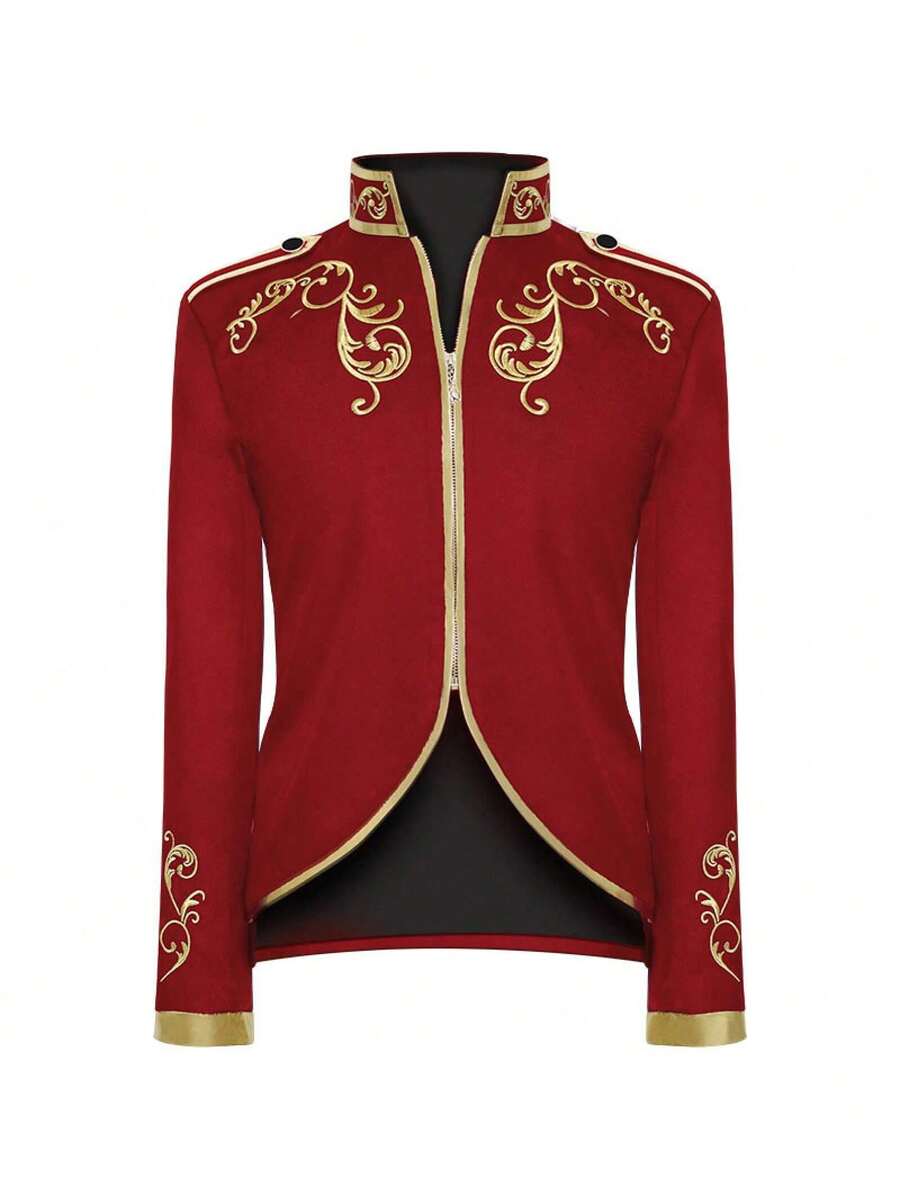 Men Cosplay Clothing - Red - View 1